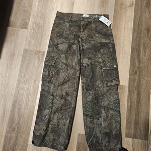 Size 30 revice denim baggy dark camo cargo pants